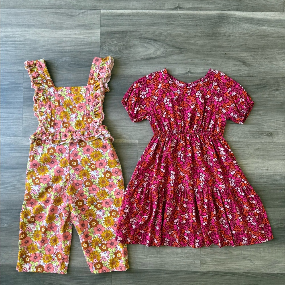 5T Floral Jumpsuit and Dress